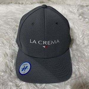 🆓 WITH PURCHASE — SPORT-TEK FLEXFIT gray baseball hat cap *company logo* L/XL